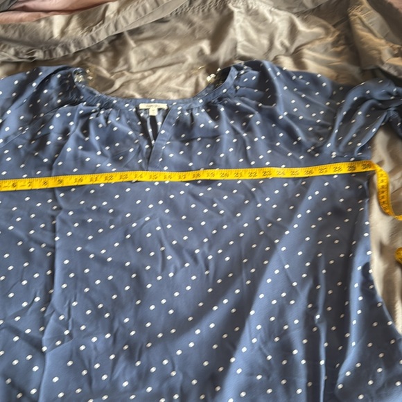 Como Blu long sleeve blue blouse - Picture 7 of 8